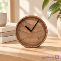 ساعت رومیزی چوب گردو sh770
