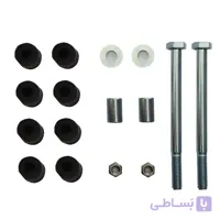 میل موجگیر مدل 55 مناسب برای خودرو MVM 530-550 به همراه لاستیک تعادل  مجموعه 16 عددی