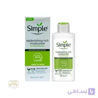 کرم مرطوب کننده و آبرسان سیمپل مدل ریچ حجم 125 میل