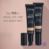 کرم پودر ایزادورا مدل Natural Matt حجم 35 میل