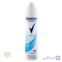 اسپری ضد تعریق زنانه رکسونا مدل Cotton Dry 72H حجم 200 میل