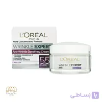 کرم روز تخصصی ضد چروک و ضد پیری 55+ سال لورال مدل Wrinkle Expert Calcium