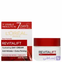 کرم ضد چروک رویتالیفت Revitalift شب لورال حجم 50 میل