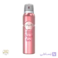 اسپری بدن زنانه ژک ساف مدل Sweet love حجم 150 میل