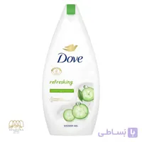 شامپو بدن عصاره خیار و چای سبز داو حجم 500 میل
