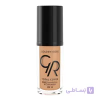 کرم پودر و کانسیلر توتال کاور گلدن رز رنگ 10 Warm Beige