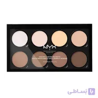 پالت هایلایتر و کانتور پودری نیکس NYX