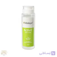 تونر پاک کننده صورت اکتی ویت پوست مختلط و چرب ویتالیر 200 میل