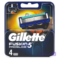 یدک تیغ اصلاح 4 عددی ژیلت مدل Fusion5 Proglide