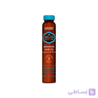 روغن مو آرگان هاسک آمریکا (Hask) حجم 18 میل