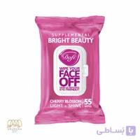 دستمال مرطوب Face Off شکوفه‌های گیلاس ژاپنی دافی 55 عددی