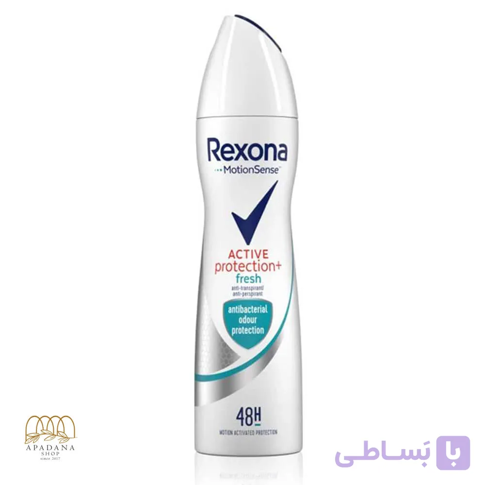اسپری ضد تعریق زنانه رکسونا مدل Active Protection + Fresh حجم 200 میل