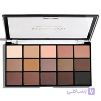 پالت سایه چشم میکاپ رولوشن مدل Basic Mattes