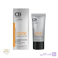 کرم ضد آفتاب پوست نرمال تا خشک بی رنگ SPF50 سی بی