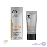 کرم ضد آفتاب رنگی پوست مختلط تا چرب بژ روشن SPF50 سی بی