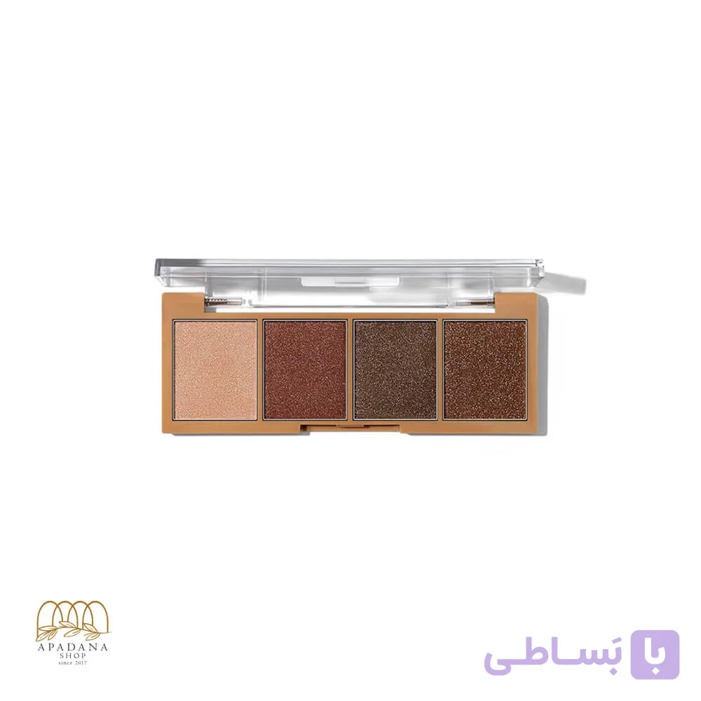 پالت سایه چشم چهار عددی شیگلم مدل Essential Square رنگ Serendipity
