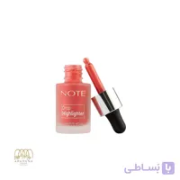 دراپ هایلایتر مایع نوت رنگ 01 Pearl Rose حجم 14 میل