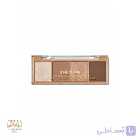 پالت سایه چشم چهار تایی شیگلم Pocket Eyeshadow مدل Confident