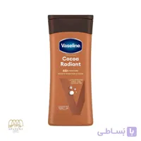 لوسیون بدن وازلین حاوی کره کاکائو مدل Cocoa Radiant حجم 200 میل