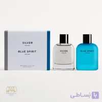 ست عطر و ادکلن مردانه زارا مدل Silver + Blue Spirit حجم 80 میل