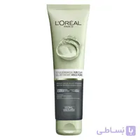 ژل شستشوی خاک رس سم زدا و روشن کننده پوست صورت لورال پاریس مدل Pure Clay حجم 150 میل