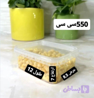 ظروف فریزری 550سی سی