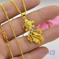 گردنبند زنانه ژوپینگ طرح ماهی گلدفیش
