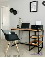 استند /قفسه/کتابخانه ترکیب چوب وفلز کد6547