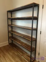 استند /قفسه/کتابخانه ترکیب چوب وفلز کد654
