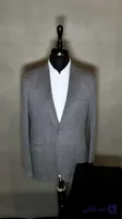 کت تک مردانه مدل برفکی طوسی تیره