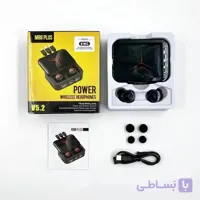 هندزفری بلوتوث M88 Plus Enc اصلی دارای پاوربانک ورژن 5.3 جدبد