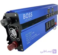 اینورتر شبه سینوس اصلاح شده (مبدل برق خودرو) 3000 وات BOSS مدل BS123TYN254-3 اورجینال