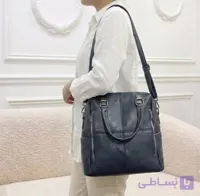 کوله سه کاره کیف دوشی زنانه جنس چرم شسته