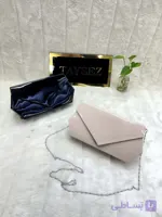 کیف شب پاکتی مجلسی ورنی ساده با زنجیر دوشی