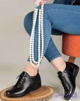 کفش طبی زنانه چرم طبعیی مناسب پنجه پهن