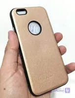 گارد گوشی اپل Apple 6G| چرمی حنایی