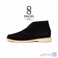 کفش بوت مردانه چرم جیر کد 030
