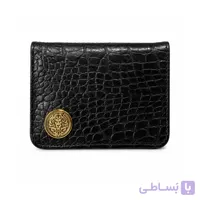 جاکارتی چرم مشکی مدل شیرشاه