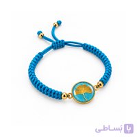 دستبند بافت ریلی آبی هوزان