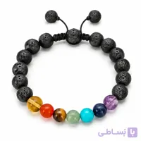 دستبند مردانه سنگ هفت چاکرا