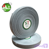 نوار اریب کتان ۲۵ یاردی طوسی
