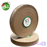 نوار اریب کتان ۲۵ یاردی شکلاتی