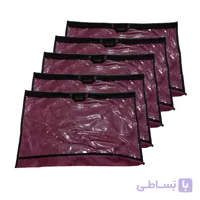 کاور بالش مدل 0125 سایز 50*70 سانتی متر بسته 5 عددی