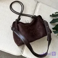 کیف دوشی دخترانه متوسط مدل نگین جیر کد 0237