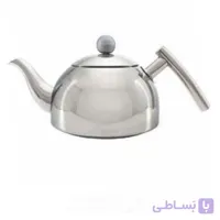 قوری تک نزاز NEZAZ استیل 1 لیتر دسته بغل کروم کد 1450