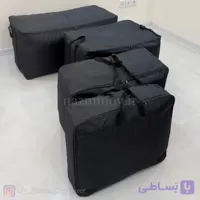کاور رخت خواب برزنتی طرح مشکی