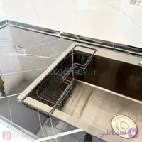جا اسکاجی فلزی لبه سینک ظرفشویی