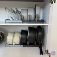 استند نظم‌دهنده قابلمه و درب قابلمه کشویی