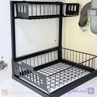 استند کشویی فلزی زیر سینک مدل هرمس