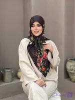روسری ابریشم ساتن ایپک سایز 125 کد 349